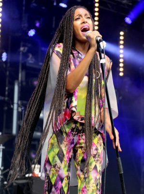 GLASTONBURY, ENGLAND - JUNE 28:  Solange performs on The Park Stage at day 2 of the 2013 Glastonbury Festival at Worthy Farm on June 28, 2013 in Glastonbury, England.  (Photo by Shirlaine Forrest/WireImage)